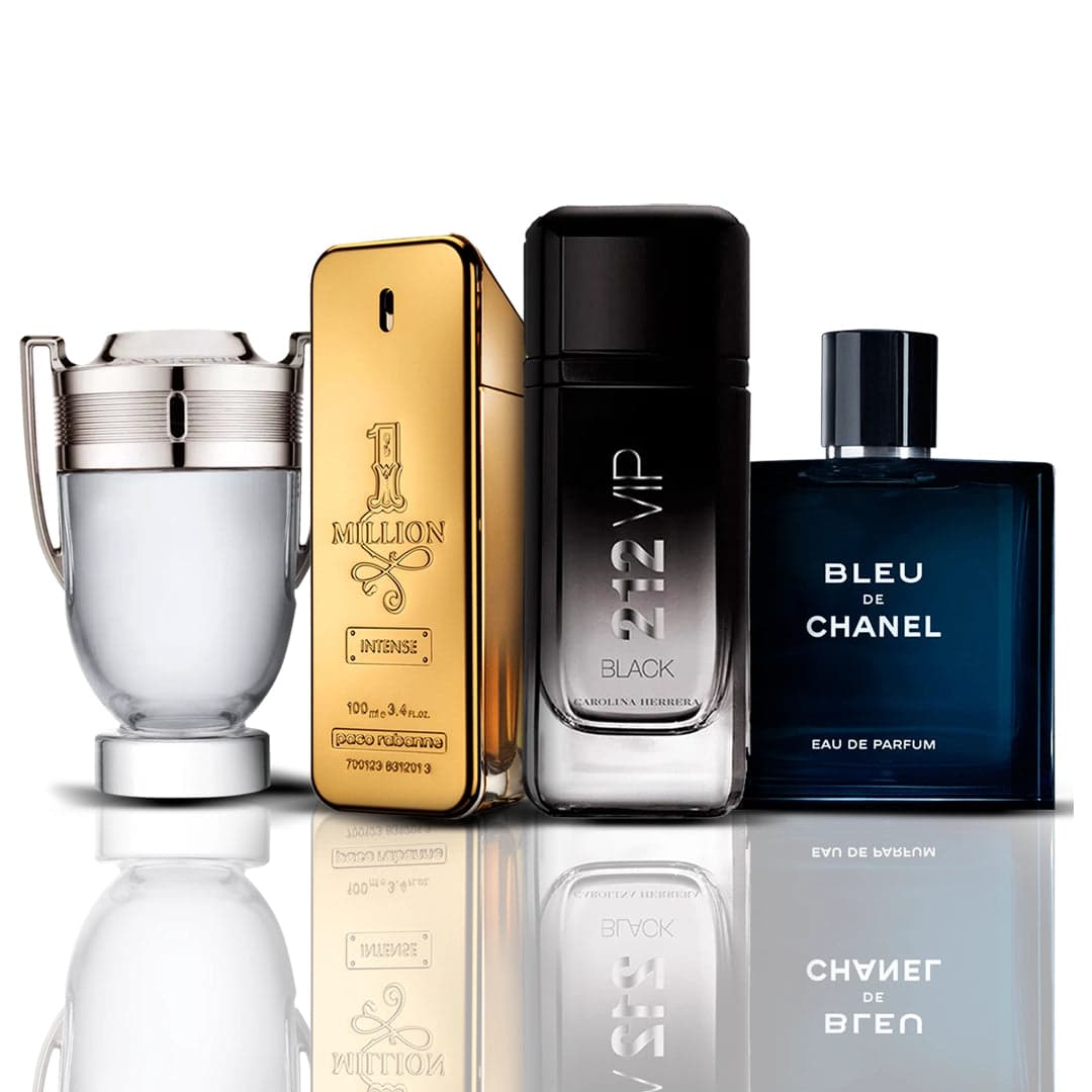 Carolina Herrera Set 4 Parfumuri | Invictus Victory + One Million + Bleu de Chanel + 212 Vip Black