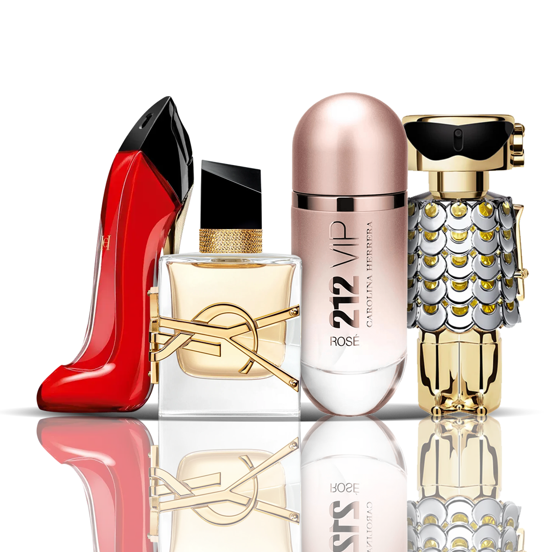 Carolina Herrera Set 4 Parfumuri | Very Good Girl + Libre + 212 VIP Rose + Fame 100 ml