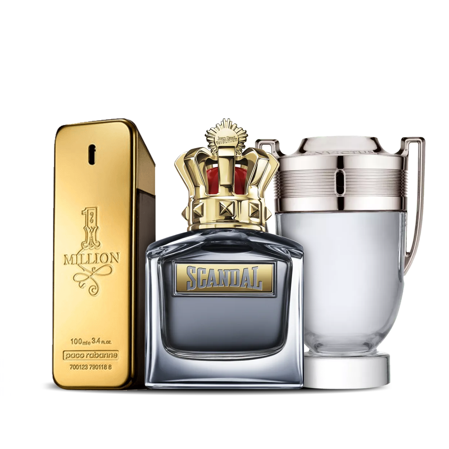 Paco Rabanne Set 3 Parfumuri | Invictus + Scandal Men + One Million 100 ml