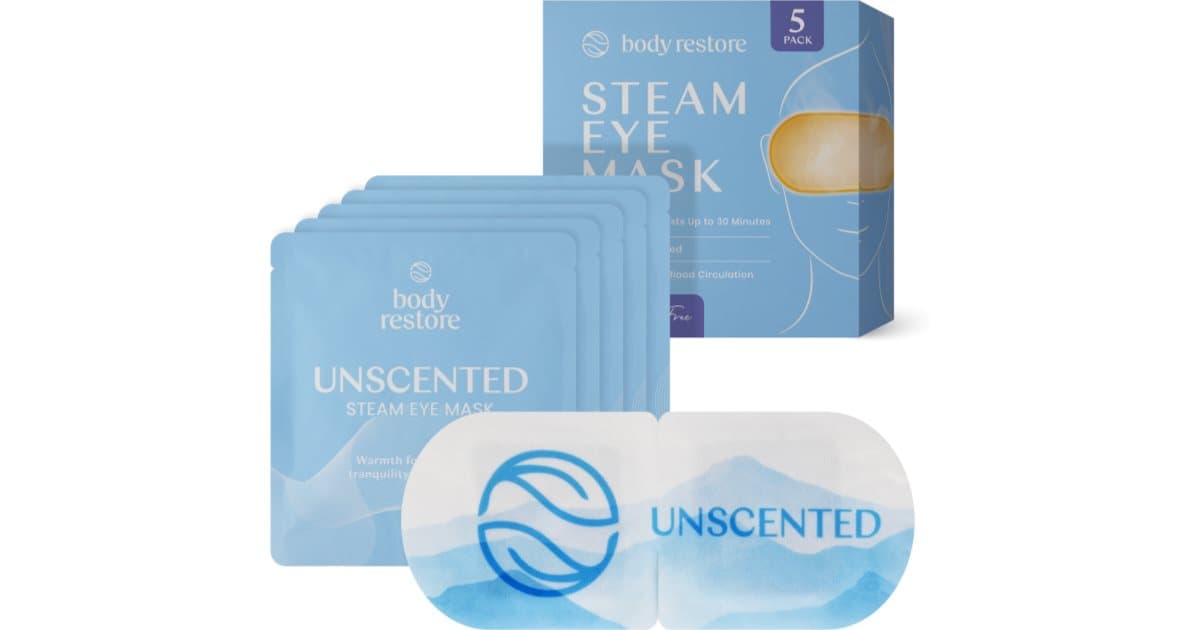Inne Marki Body Restore Steam Eye Mask Unscented maseczka do okolic oczu nieperfumowany